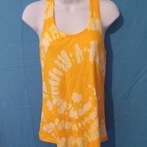 Tye dye racerback tank top